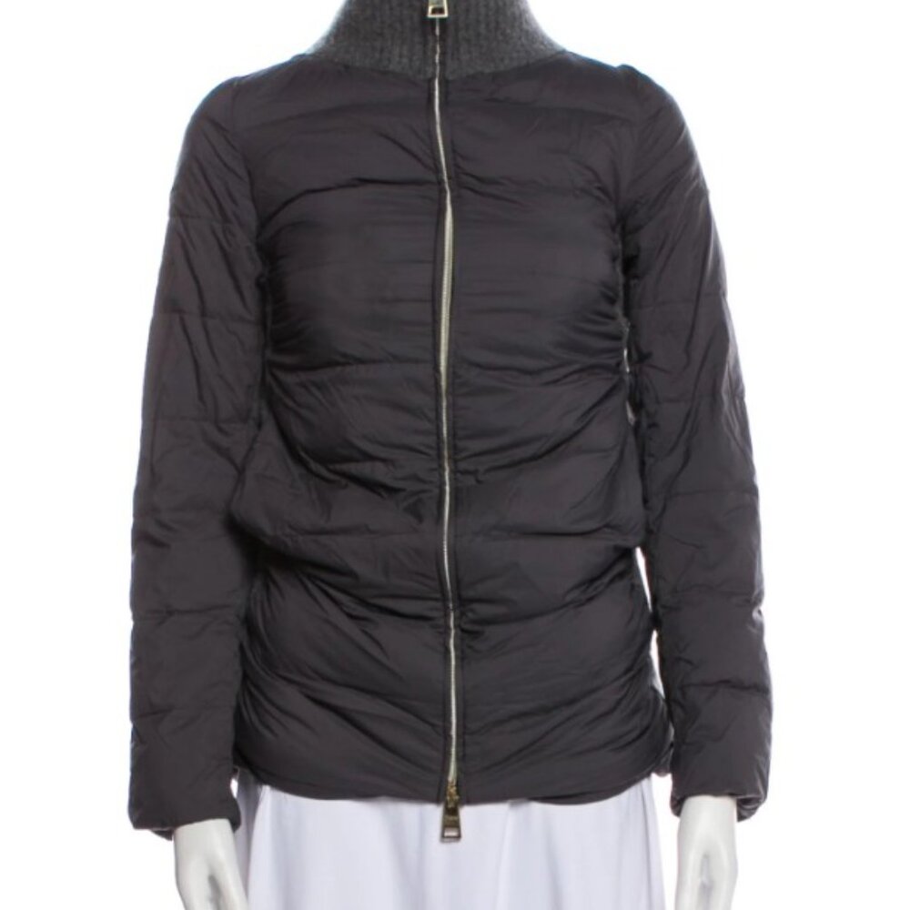 Herno Girls Charcoal Puffer Coat size 14